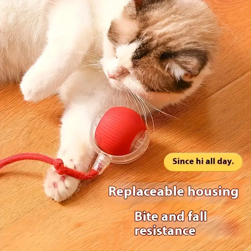 Pelota Interactiva para Gatos Recargable, los mejores juguetes para gatos, tienda de gatos uruguay, boutique para gatos