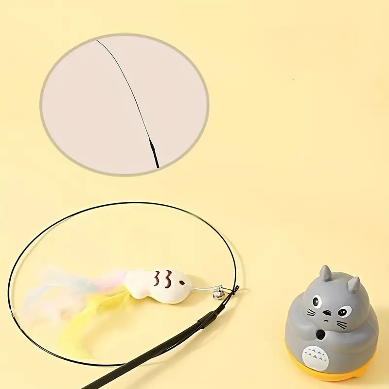 Pluma Interactiva para Gatos, los mejores juguetes para gatos, tienda de gatos uruguay, boutique para gatos