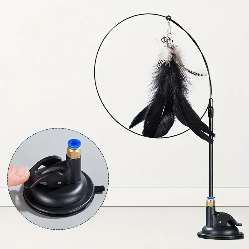 Pluma Interactiva para Gatos, los mejores juguetes para gatos, tienda de gatos uruguay, boutique para gatos